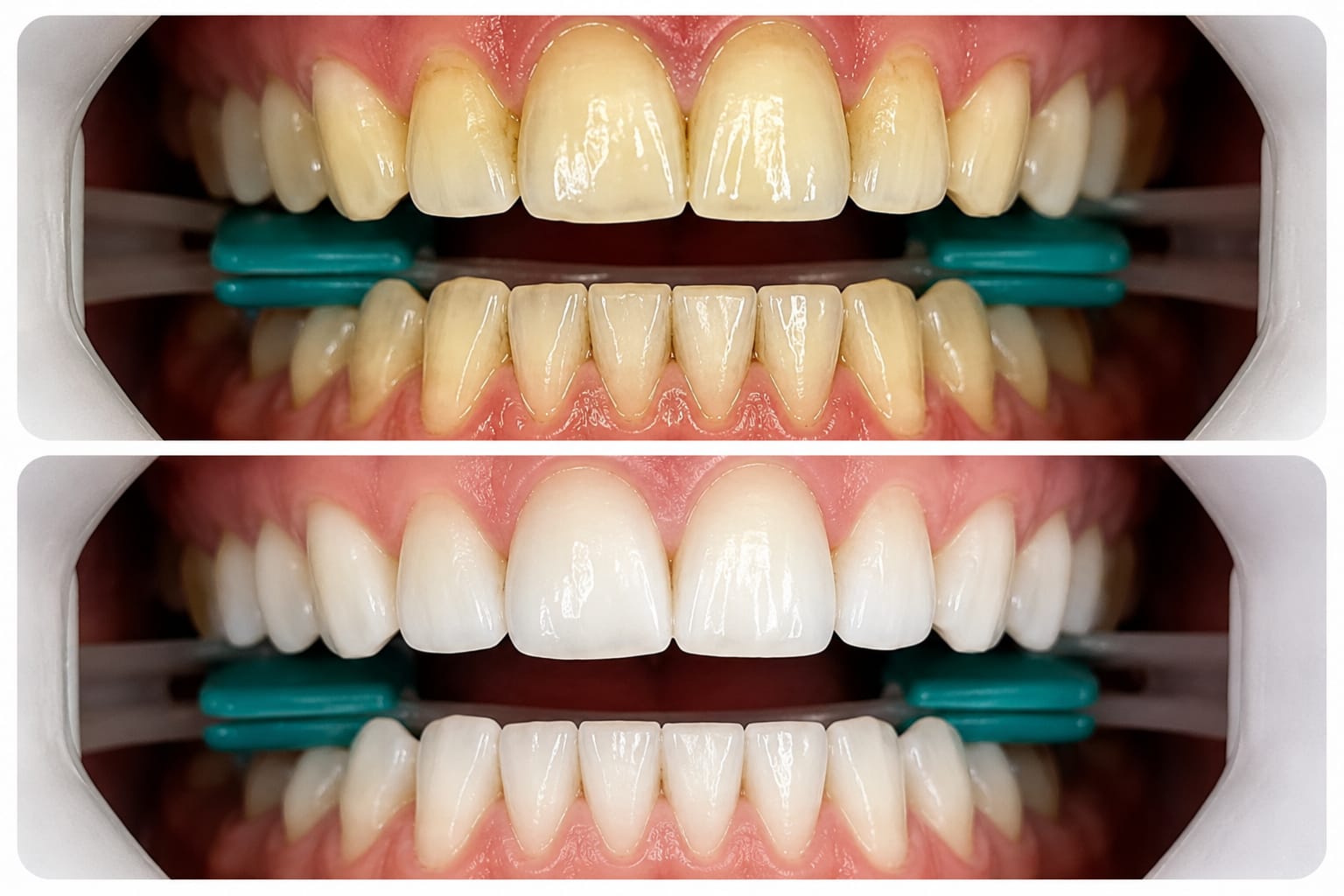 Resultado de clareamento dental